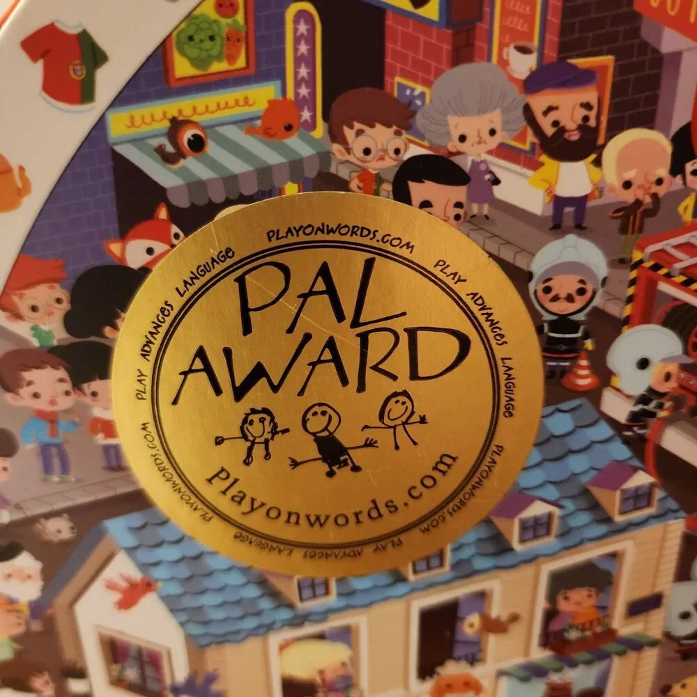 Janod FIREMEN Observation Jigsaw Puzzle PAL Award 208 pc Latching Box Complete